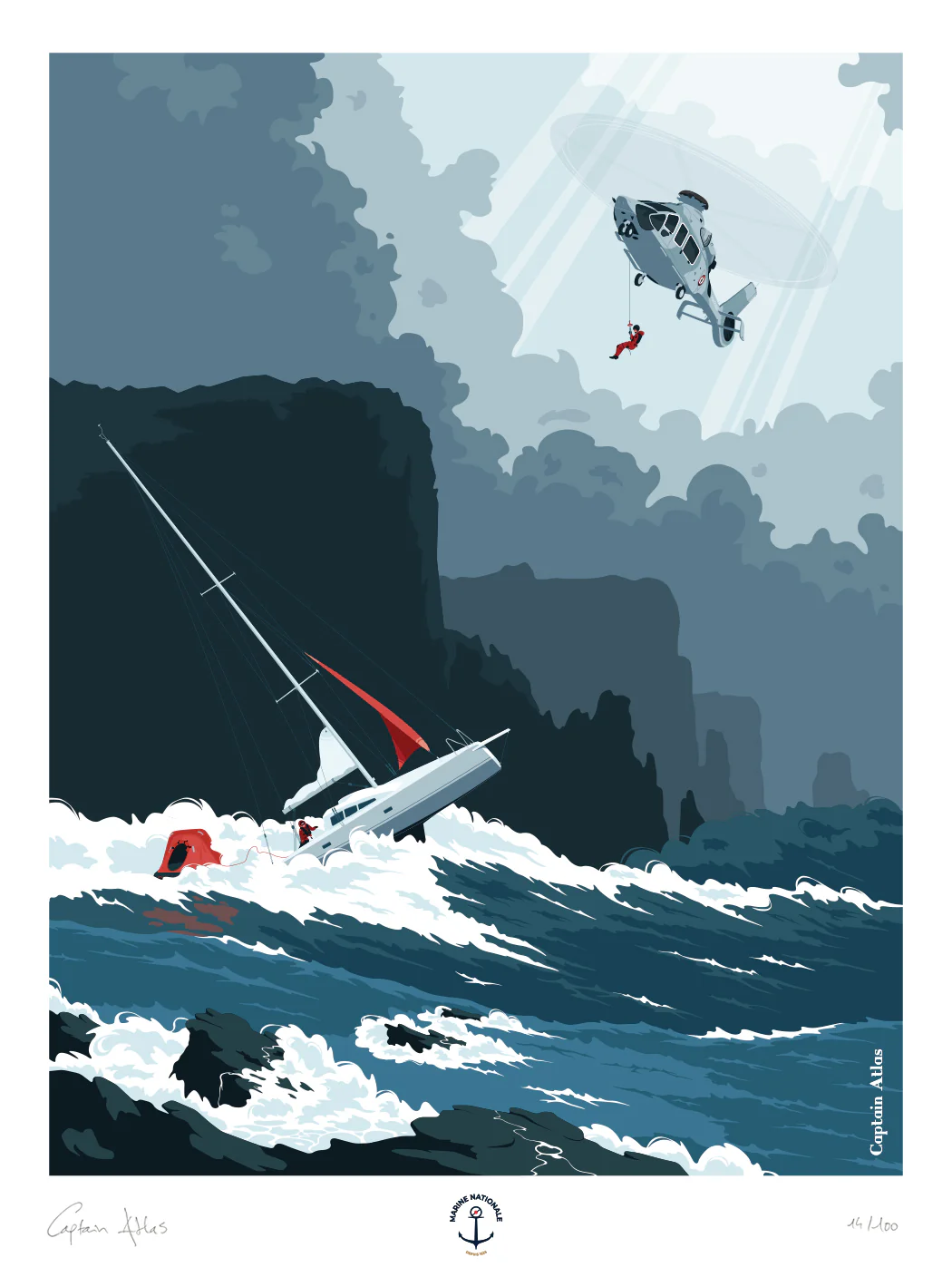 Affiche « Sauvetage » - Image 3