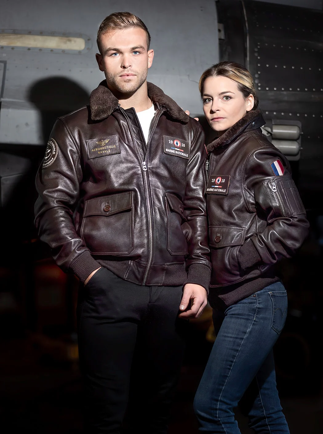 Blouson en cuir « Aéronautique navale » - Image 5