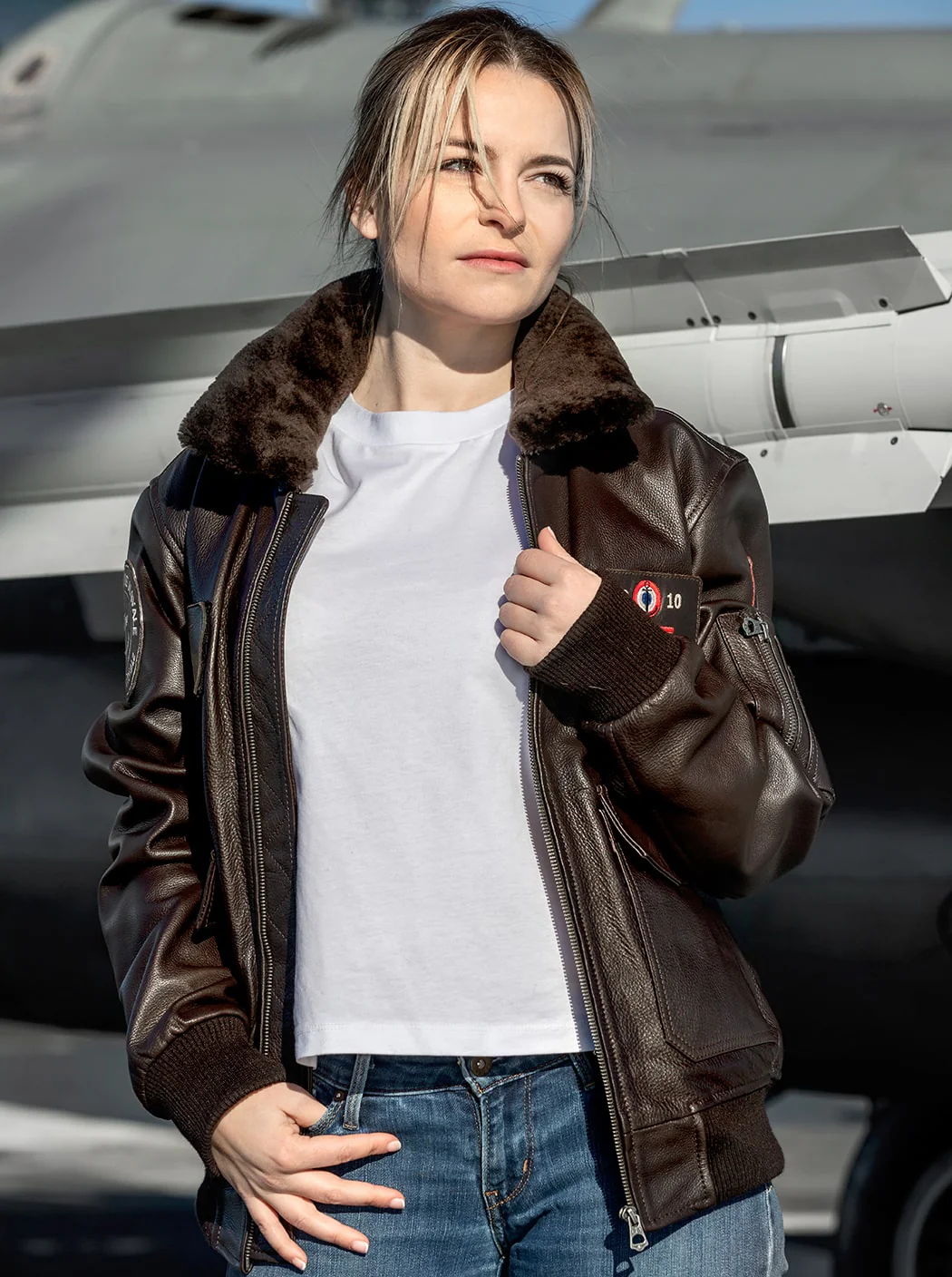Blouson en cuir « Aéronautique navale » - Image 7