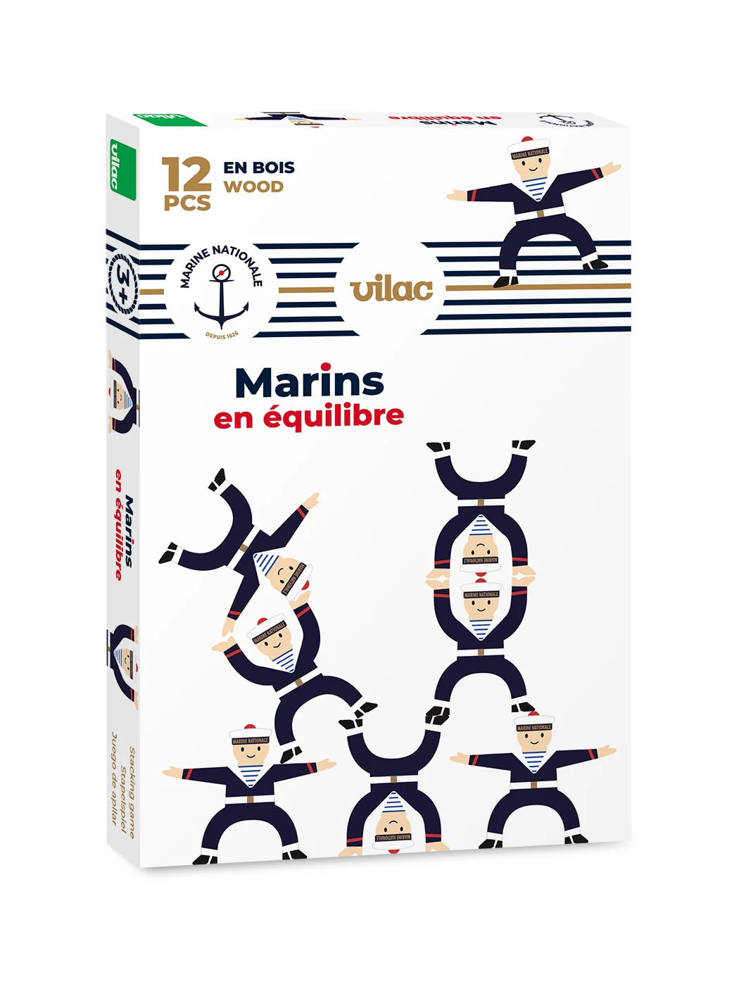 Marins en équilibre en bois - Image 3