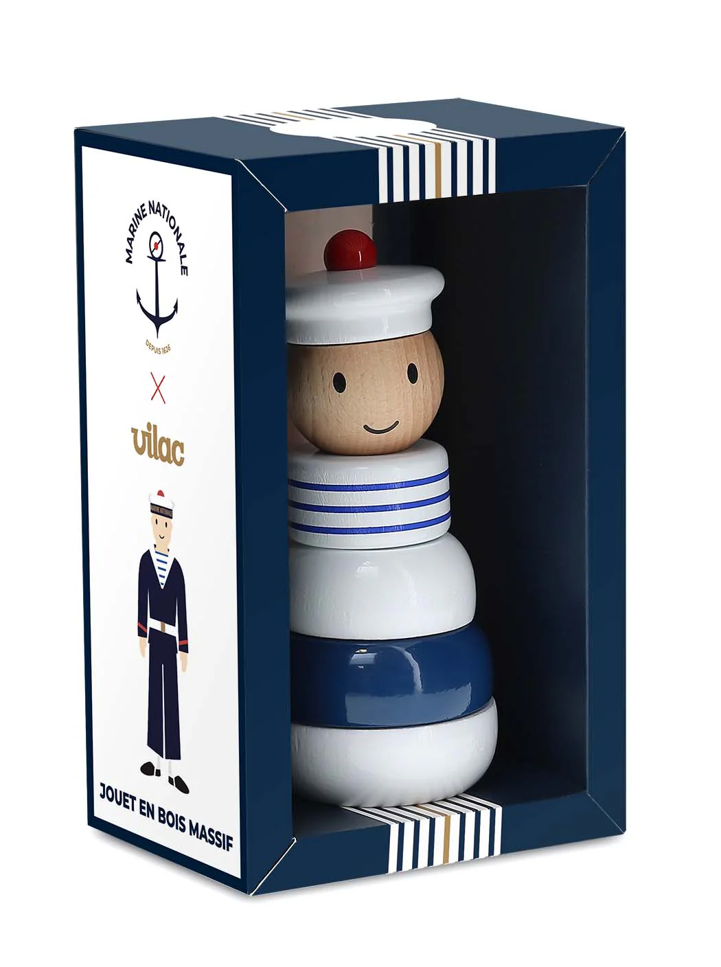 Matelot empilable en bois - Image 5