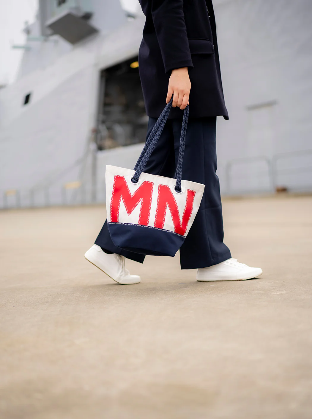 Sac à main en voile et toile « Texel » - Image 6